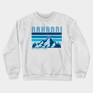 Nahanni national park retro vintage Crewneck Sweatshirt